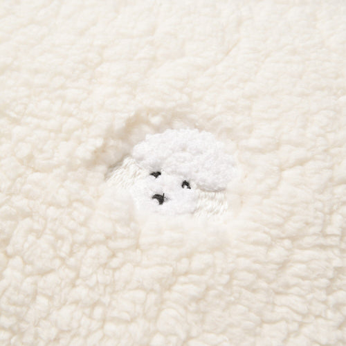 Warmy Poodle X Boa Duvet Cover Single Ivory