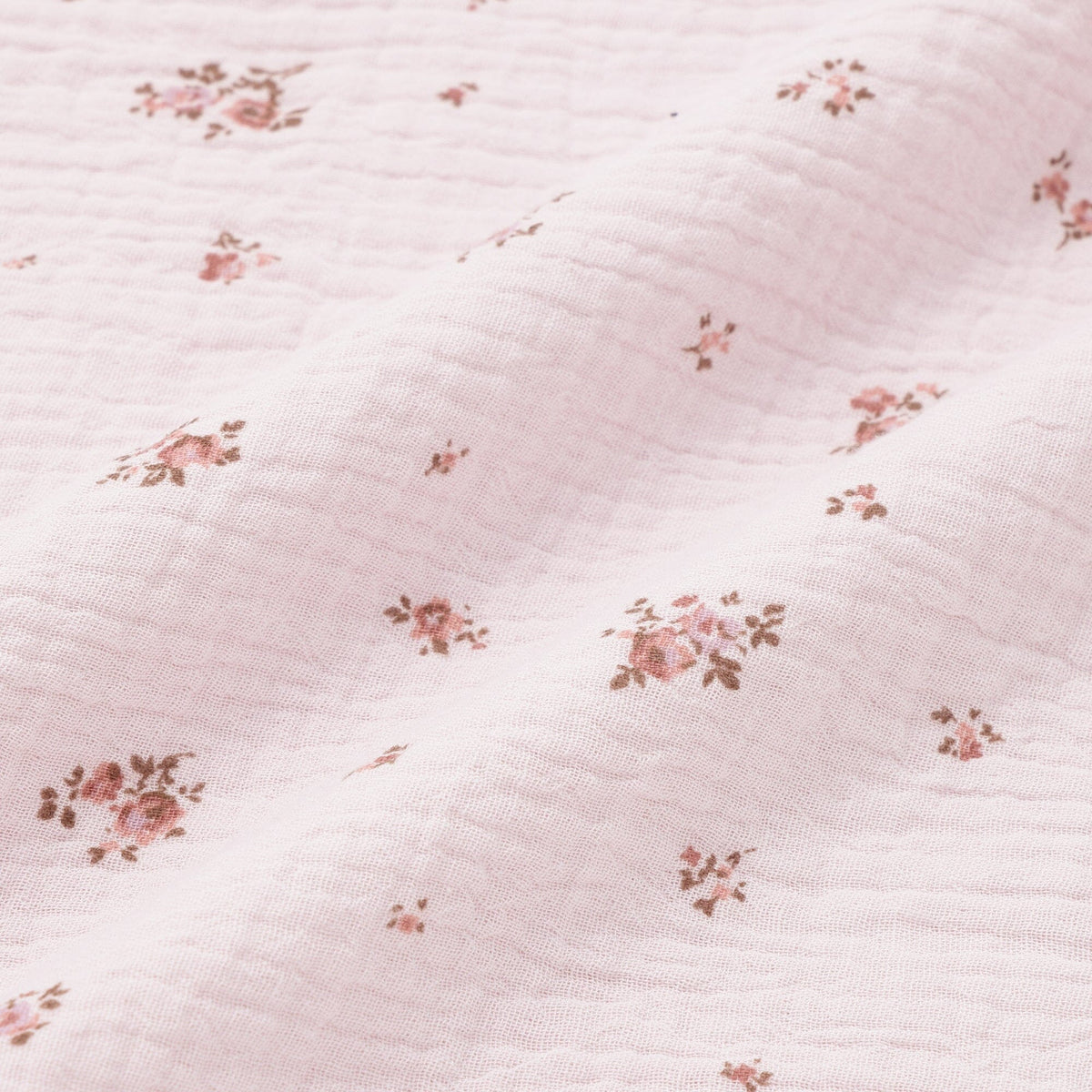 Frill Gauze Small Flower Comforter Case Double Pink