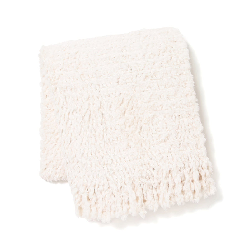 23Aw Feathe Throw 1700 X 1300 White