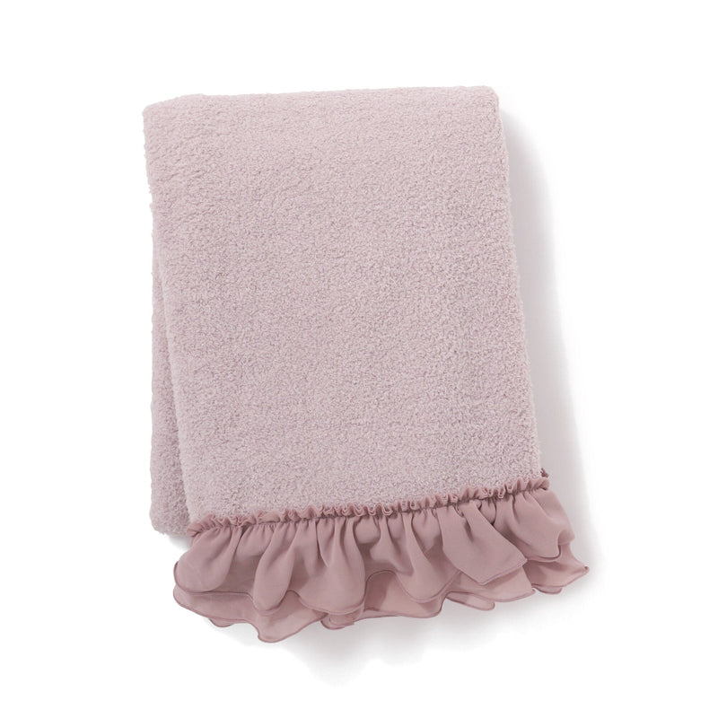 Howamoko Frill Throw (Knee Blanket) 1500 X 800 Pink