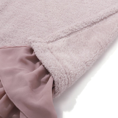 Howamoko Frill Throw (Knee Blanket) 1500 X 800 Pink