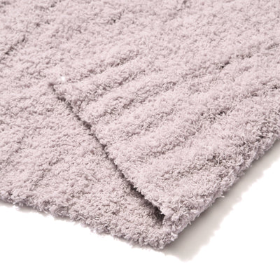 Fluffy cable knit throw (lap blanket) 1700 x 1300, gray