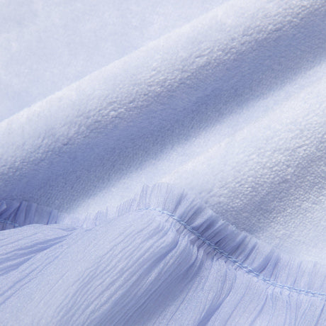 Smooth Frill Throw Medium 1700 X 1300 Light Blue