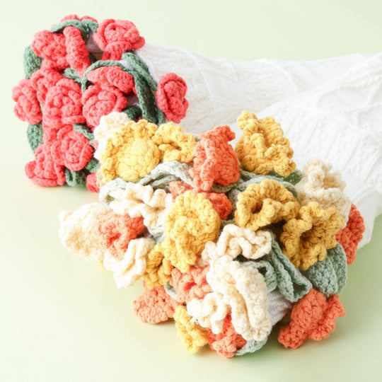 Flower Bouquet Throw  Φ900 Red