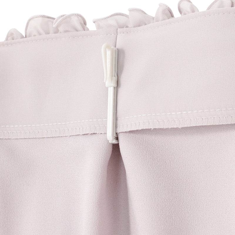 Frill Valance Curtain 1350 x 1000  Light Pink