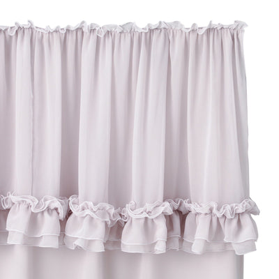 Frill Valance Curtain 2000 x 1000 Light Pink