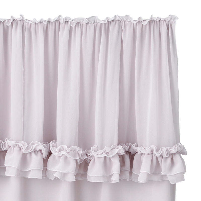 Frill Valance Curtain 2000 x 1000 Light Pink