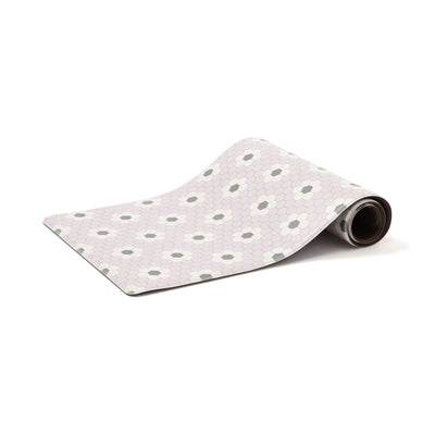 PVC Kitchen Mat Tile Small Pink