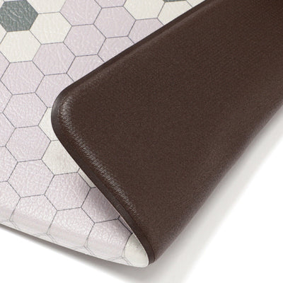 PVC Kitchen Mat Tile Small Pink