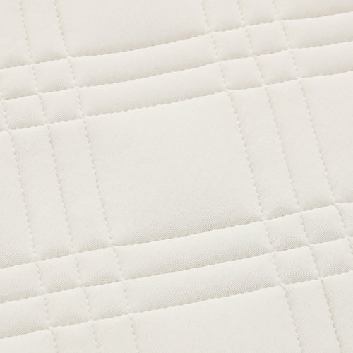Cool Quilt Rug Scallop Medium Beige x Dark Gray