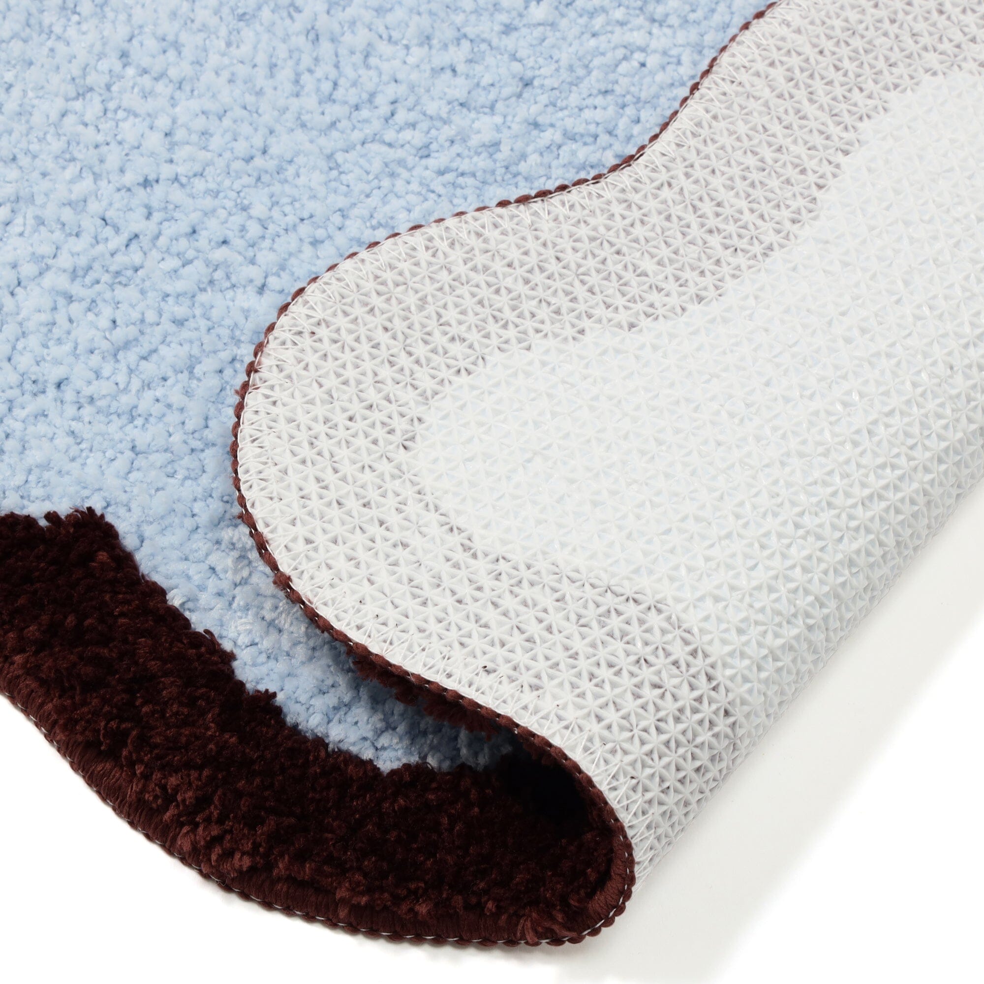 Wave Frame Mat 800 X 500 Light Blue X Brown