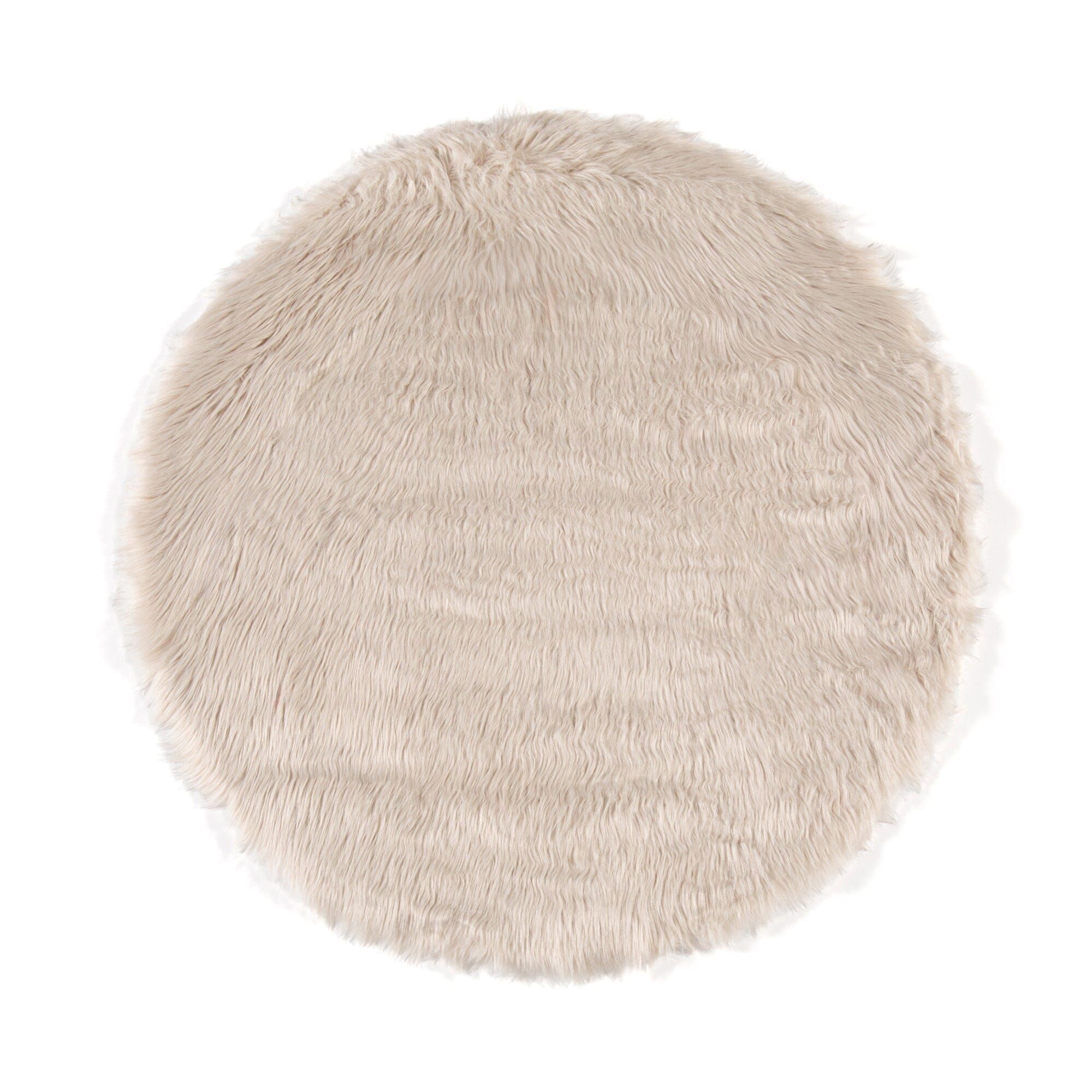 Farmo Round Rug Φ120 Light Gray