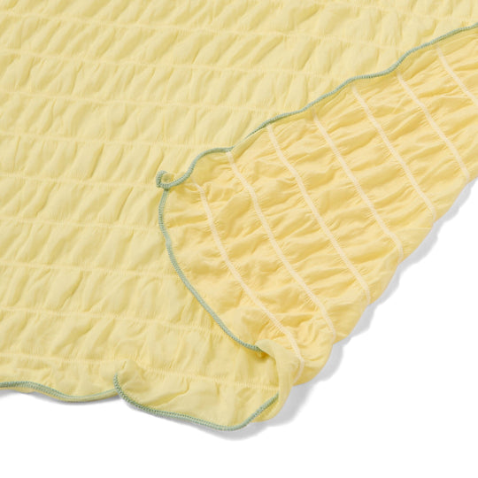 Cool Ripple Blanket Half Size 1000 X 1400  Yellow X Light Green