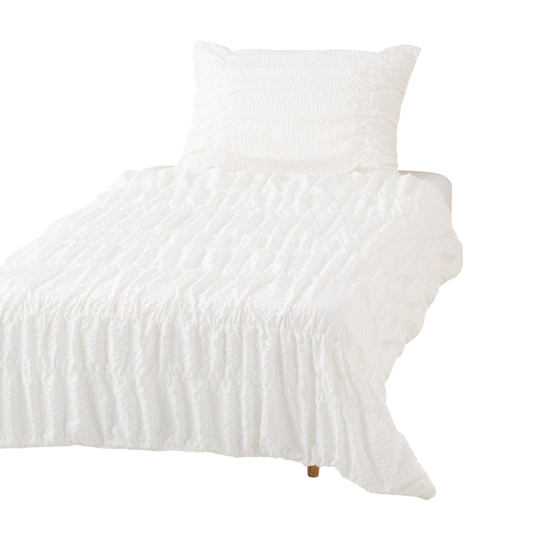 Fuwaro Cooling Comforter Gathered Single White