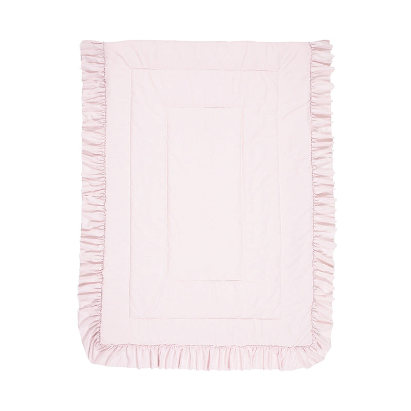 Fuwaro Cooling Comforter Ruffle Single Pink