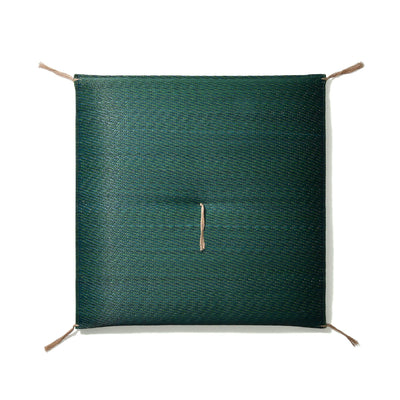 Bicolor Igusa Cushion 600×550 Green