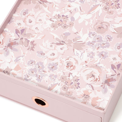 Petite Stationery Box Flower Pink