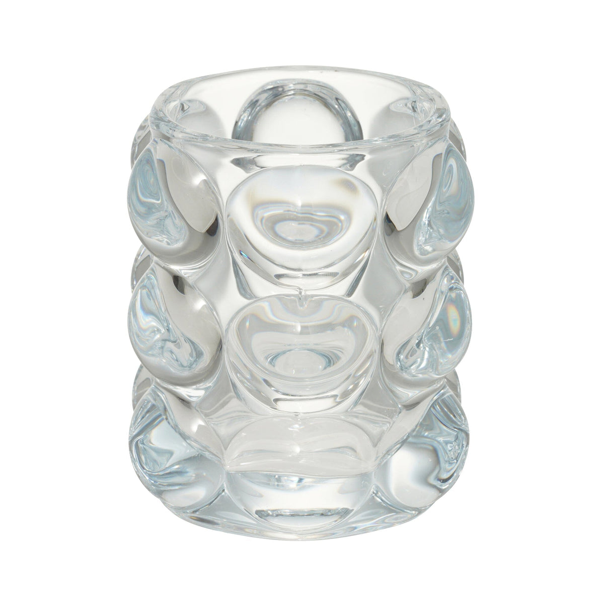 Bubble Glass Pen Holder Clear