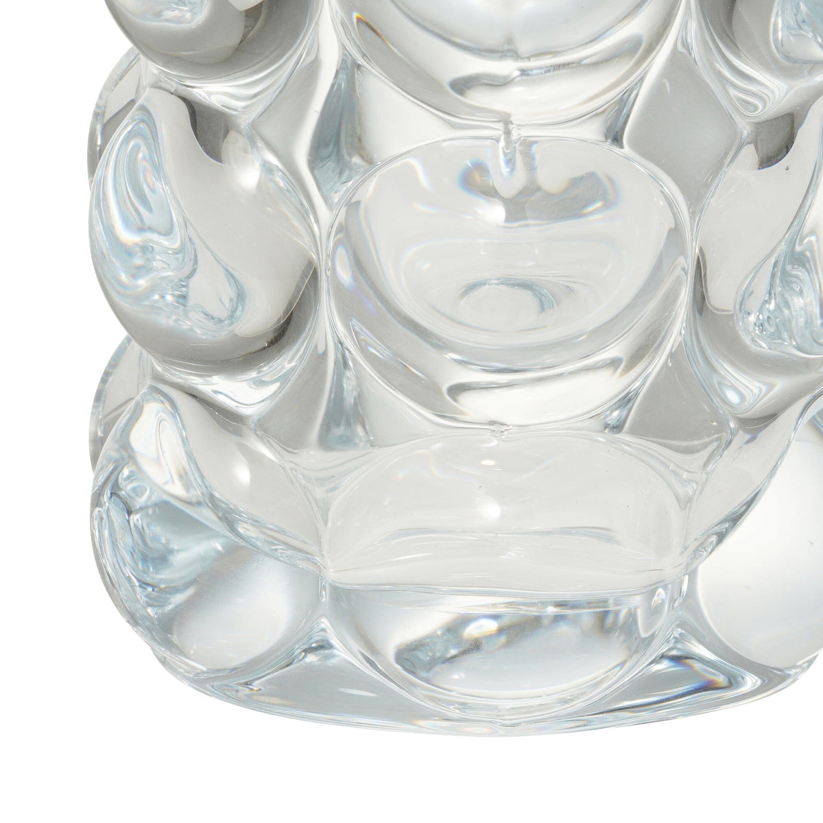 Bubble Glass Pen Holder Clear