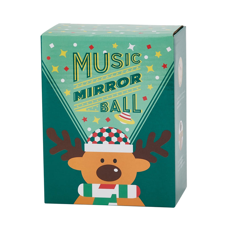 Music Mirror Ball Reindeer