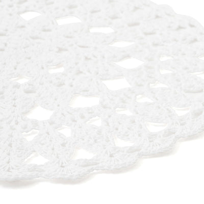 Crochet Lunch Mat White