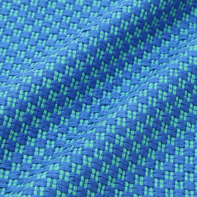 Weave Lunch Mat Checkered Blue X Green