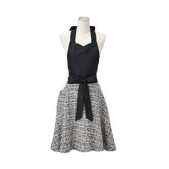 Tweed Full Apron Black