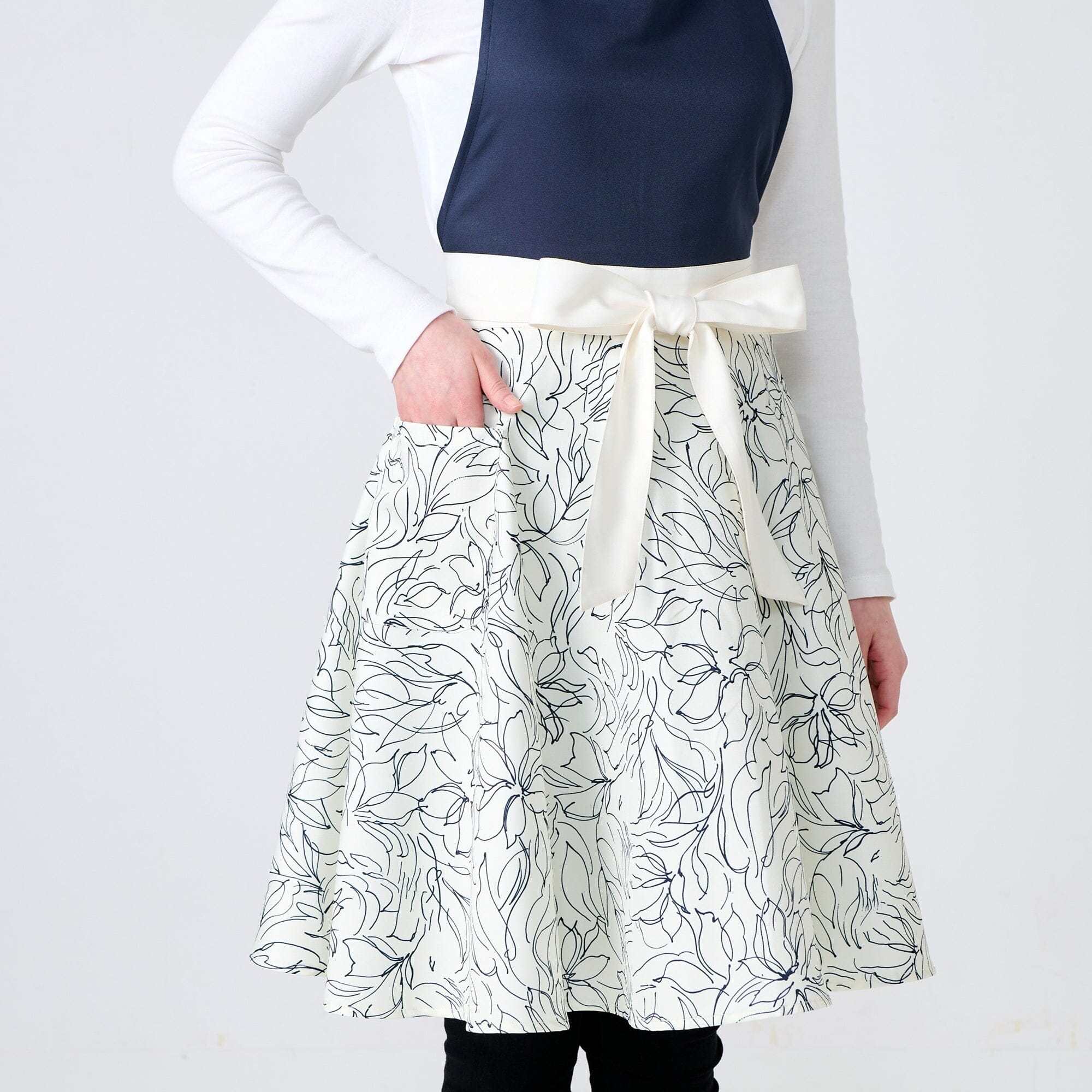 Ligne Full Apron Blue