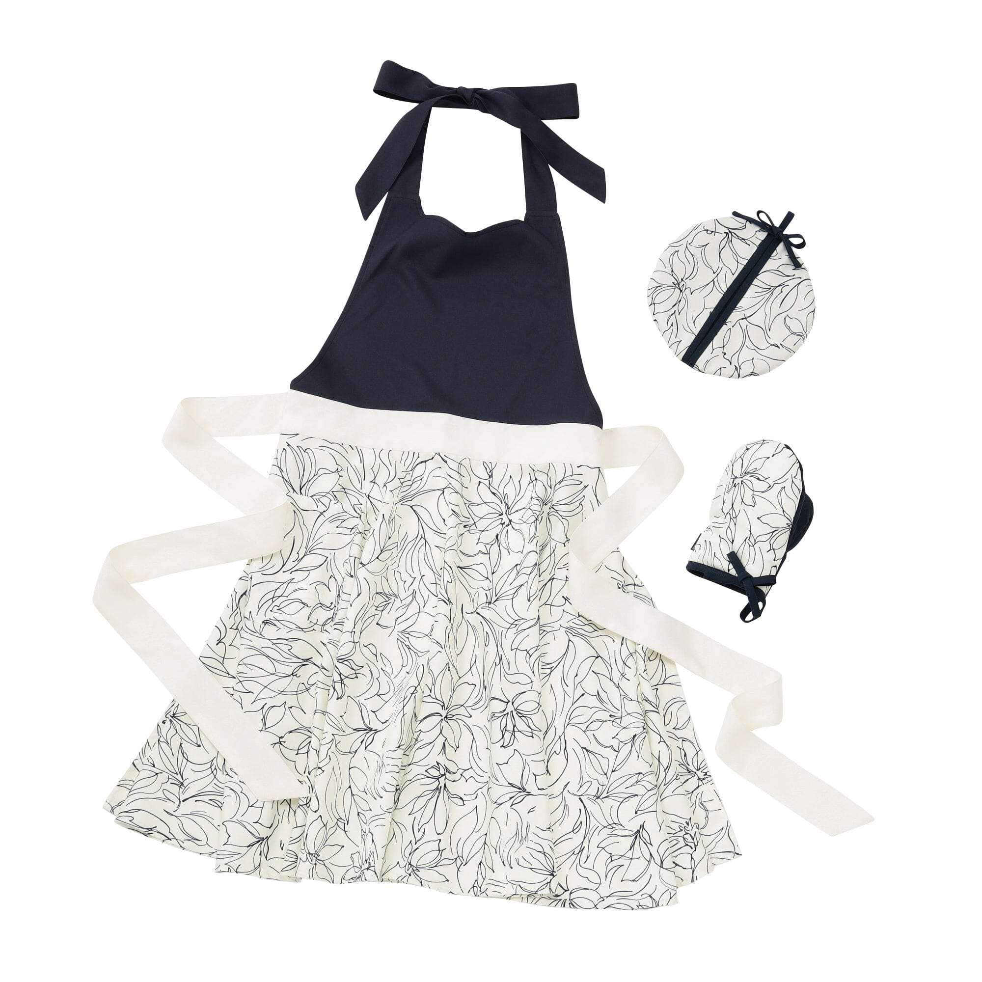 Ligne Full Apron Blue