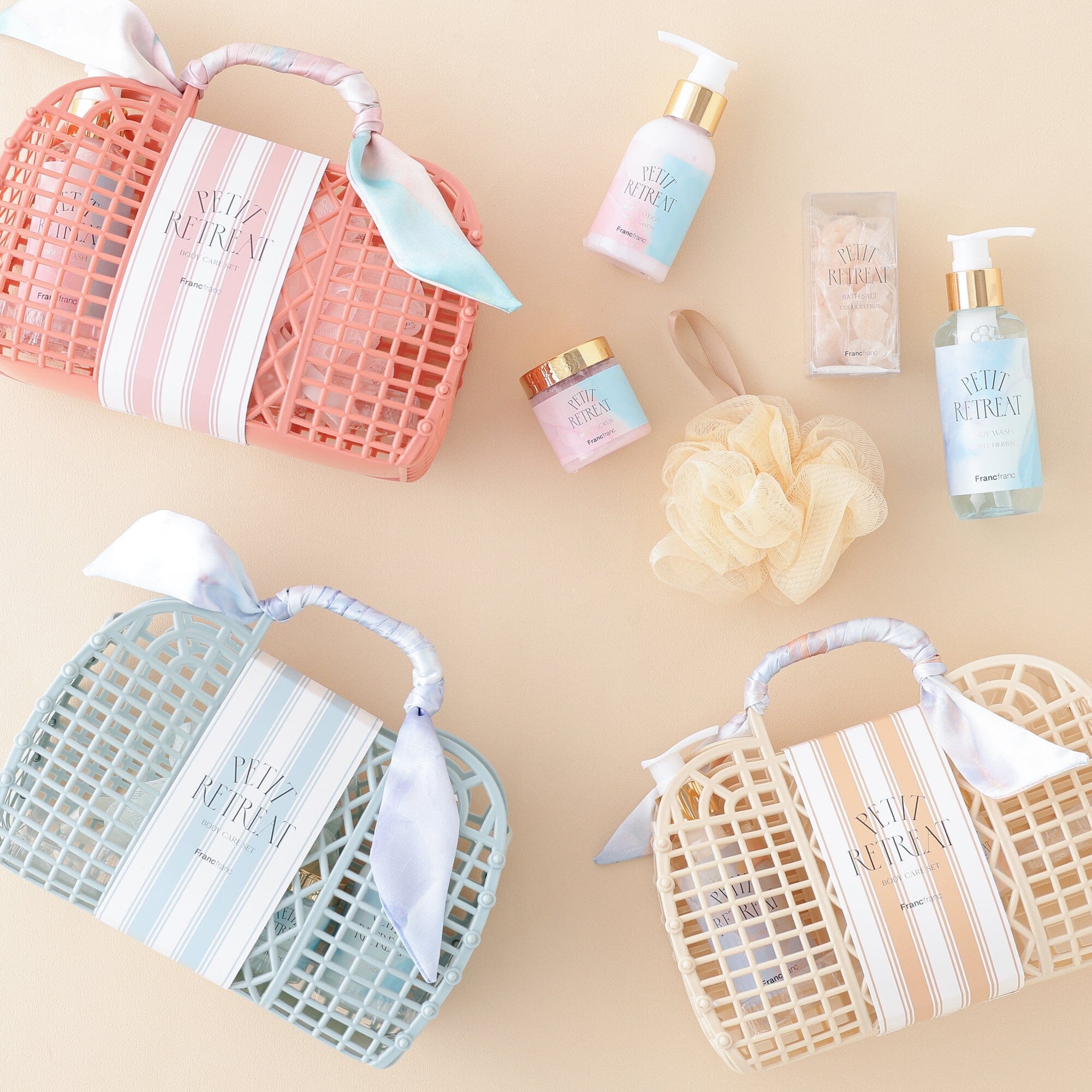 Petit Retreat Body Care Set Pink