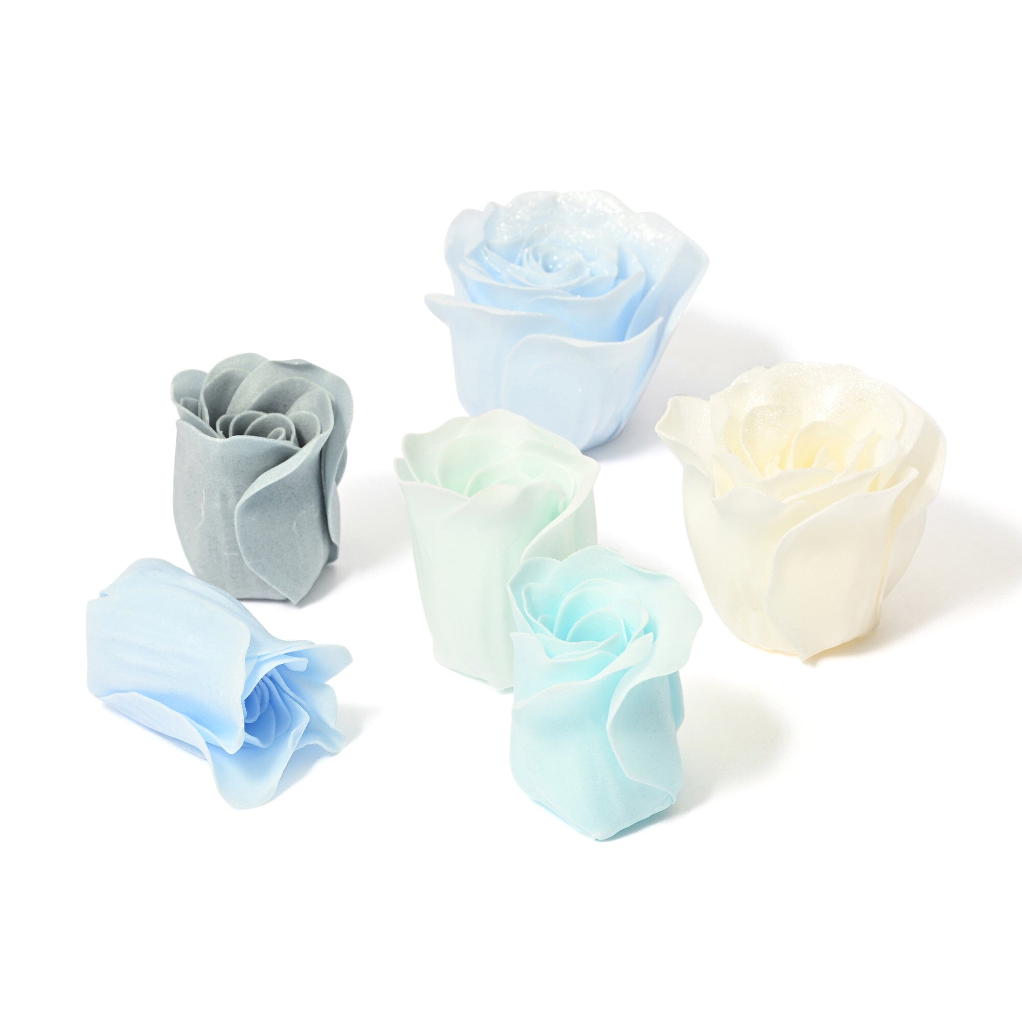 Holiday Chouchou Petal & Salt Wreath Blue
