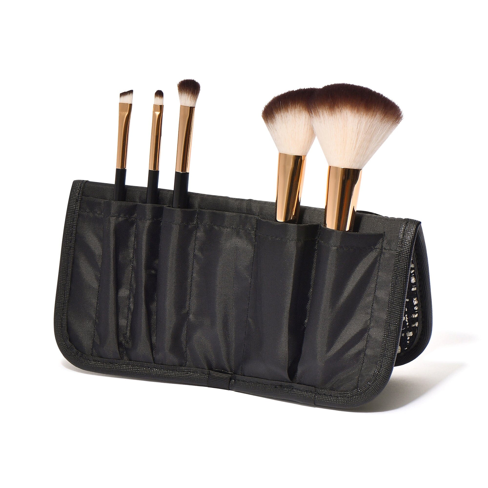 Tweed Makeup Brush Set  Black