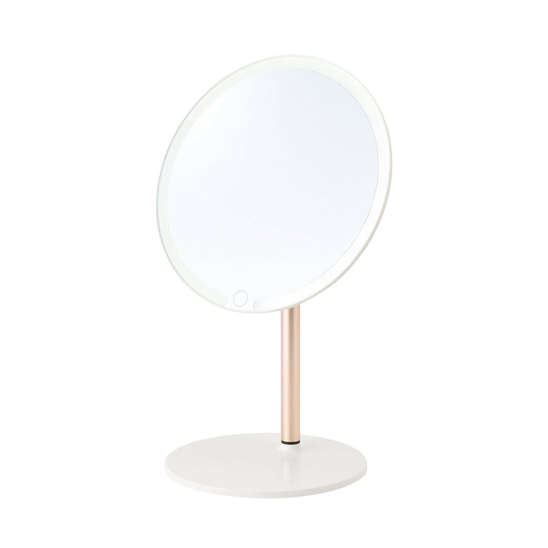 Led Stand Mirror White