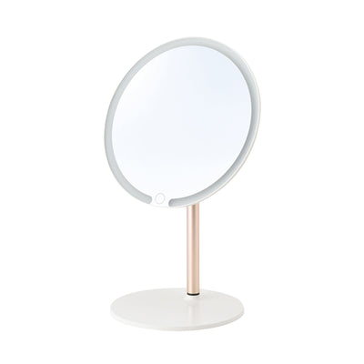 Led Stand Mirror White