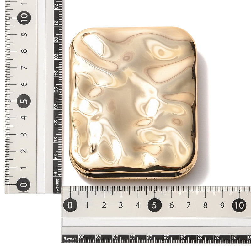 Blanche Led Compact Mirror Gold