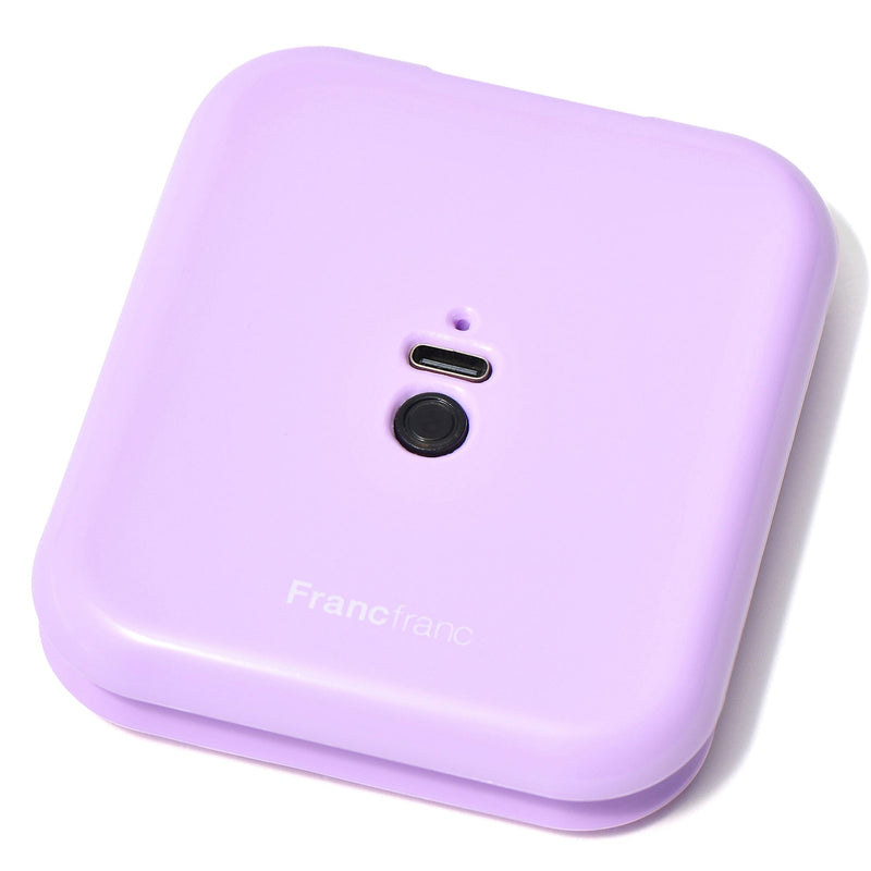 Blanche Led Compact Mirror Purple