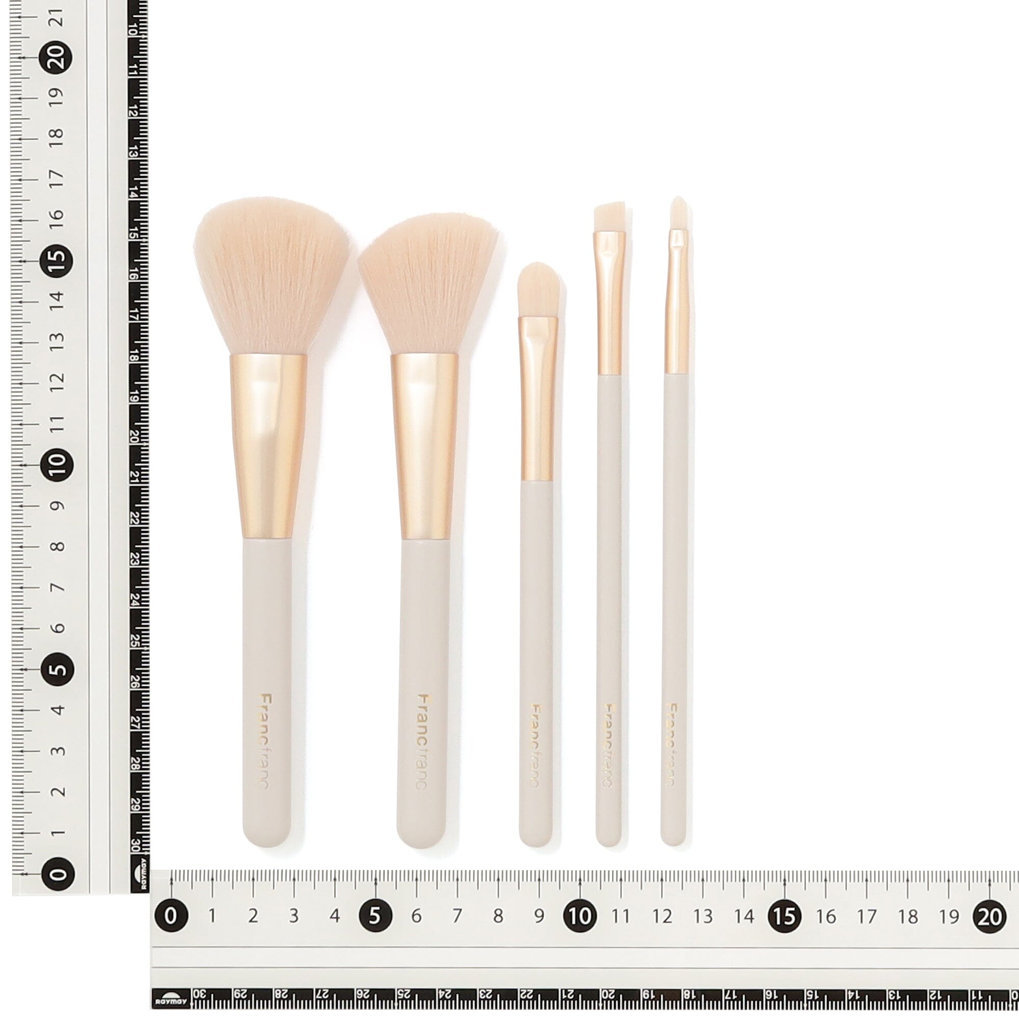Bicolor Makeup Brush Set Brown