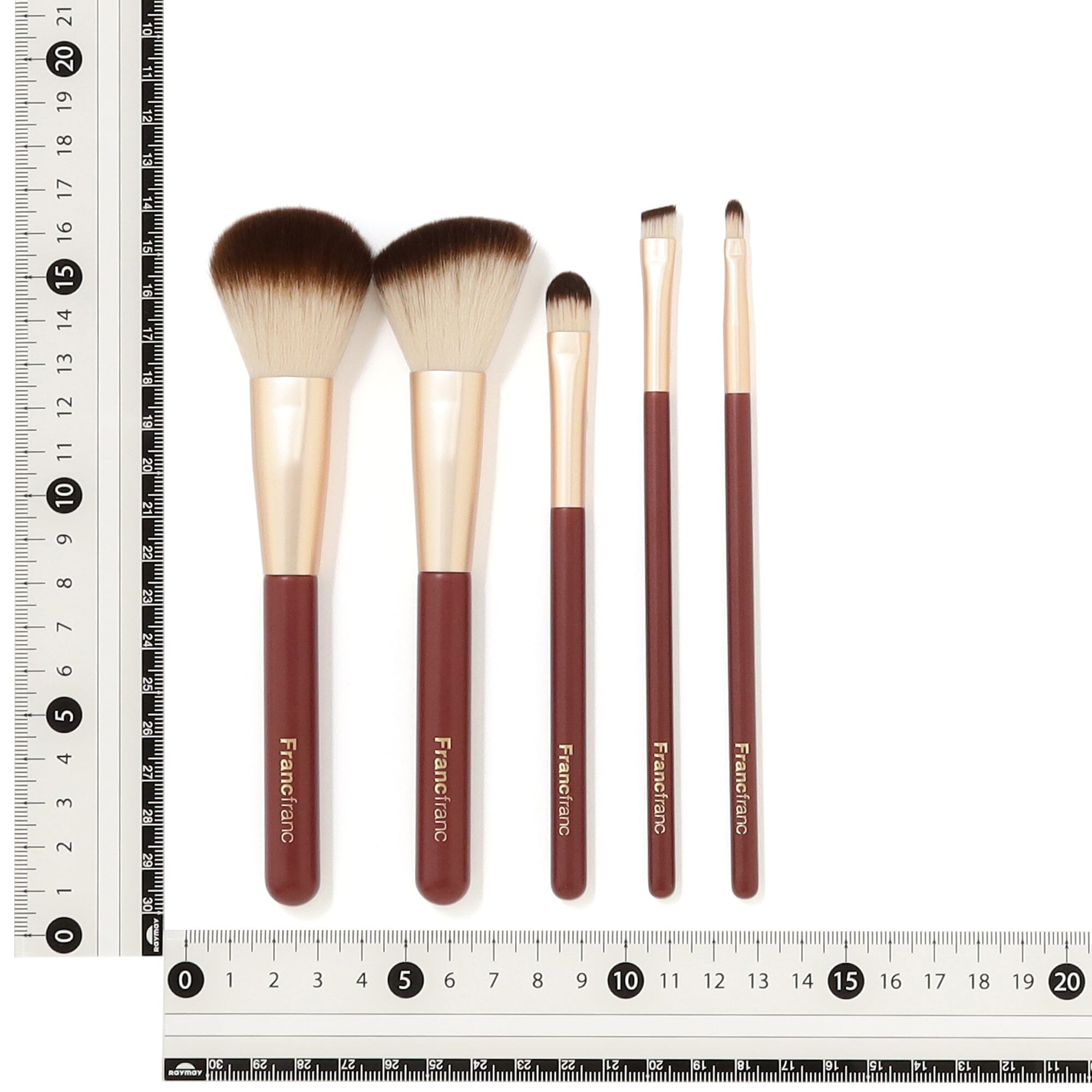 Bicolor Makeup Brush Set Pink