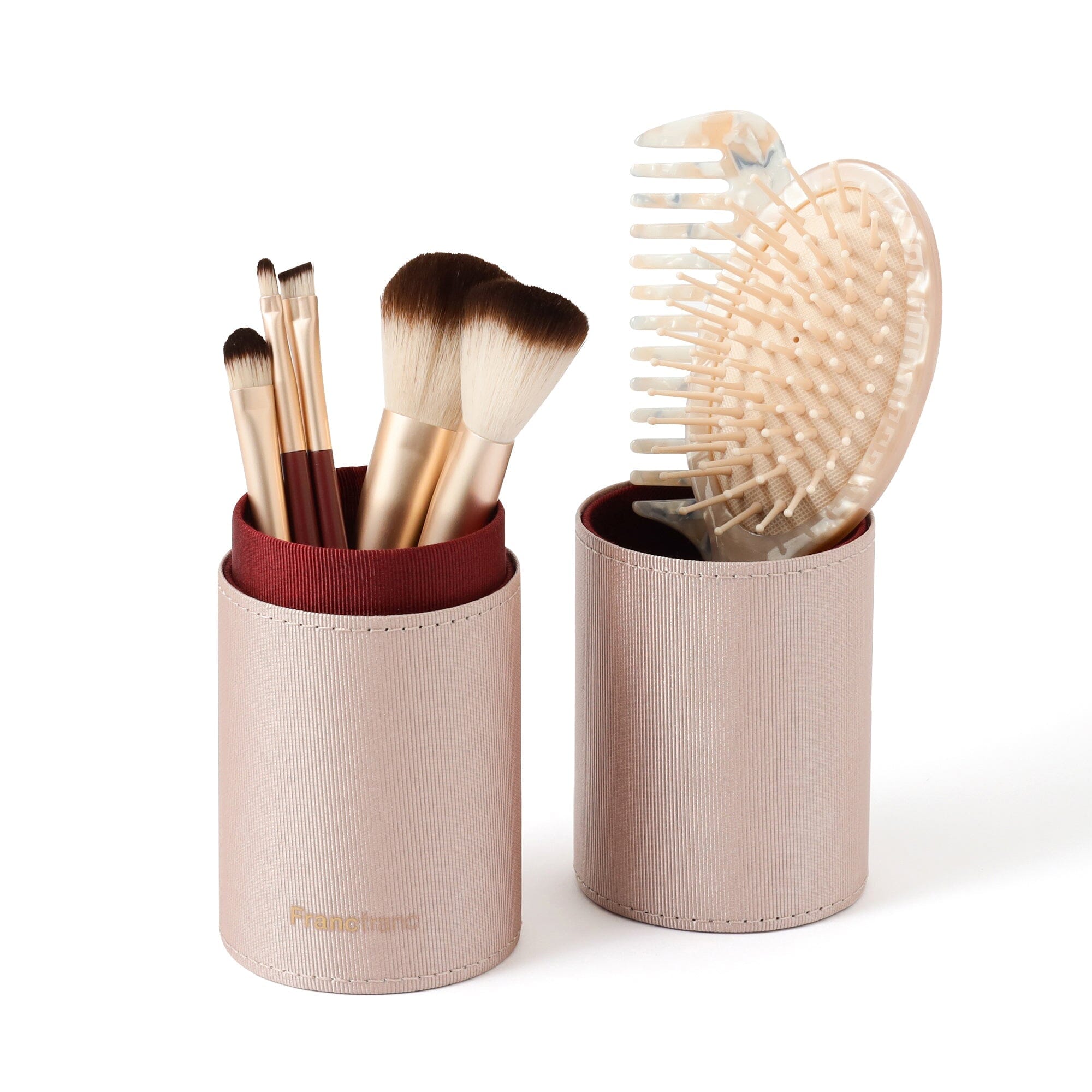 Bicolor Makeup Brush Set Pink