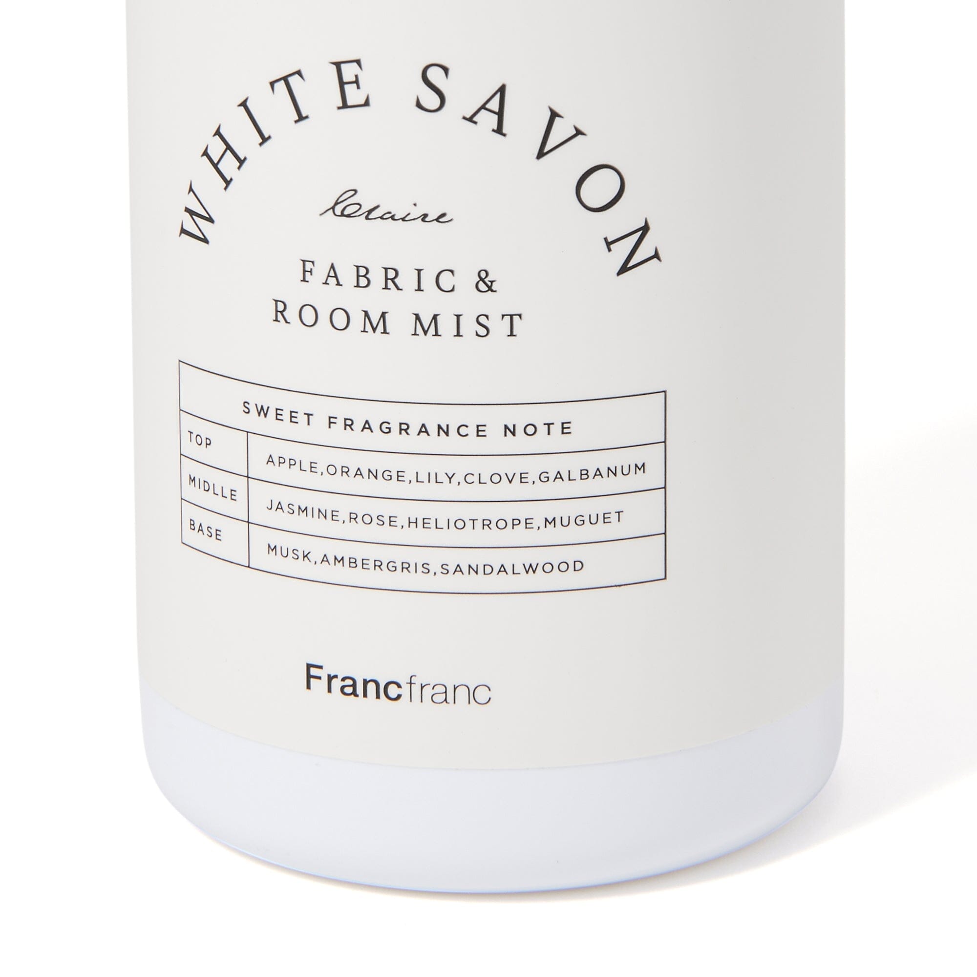 CLAIRE  衣物香薰噴霧White Savon