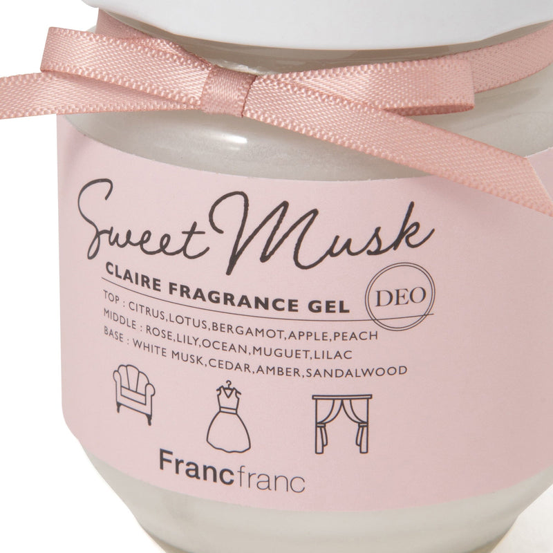 Claire Deodorizing Fragrance Gel Pink (Sweet Musk)