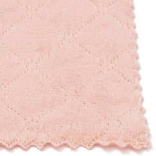 Cleaning Cloth set Microfiber Reversible Pink
