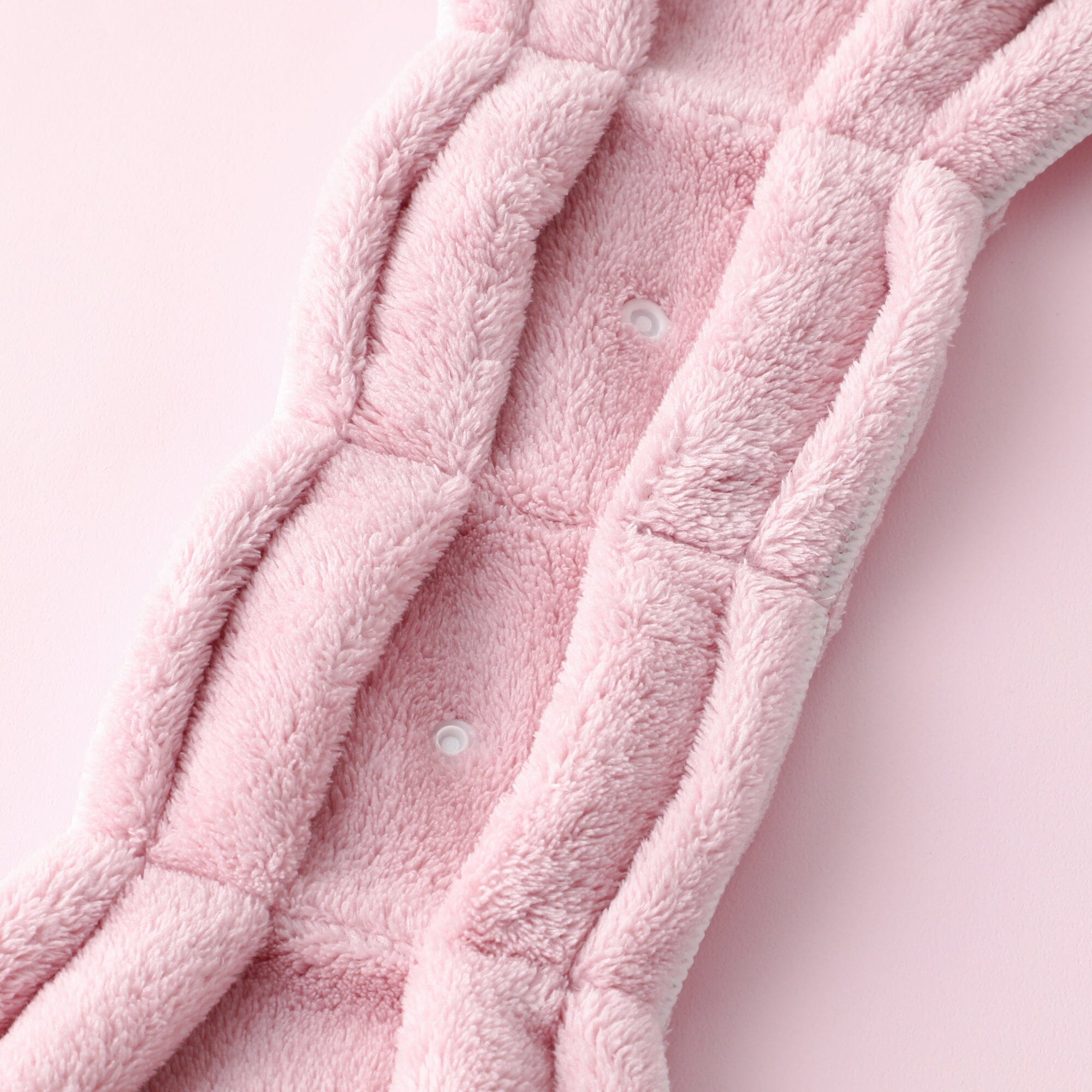 Snap Towel Scallops  Pink