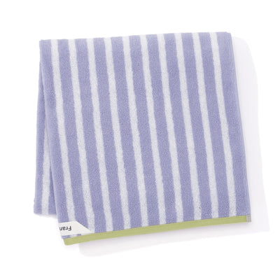 Antibacterial and Deodorizing Striped Bath Towel Purple