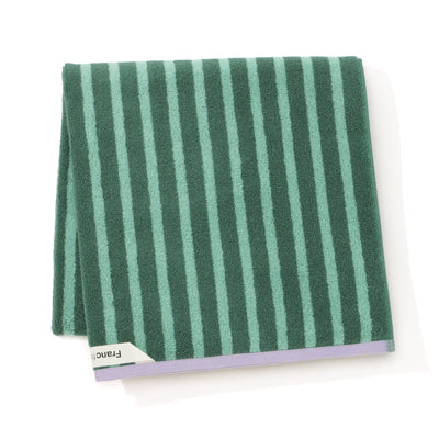 Antibacterial and Deodorizing Striped Bath Towel Green