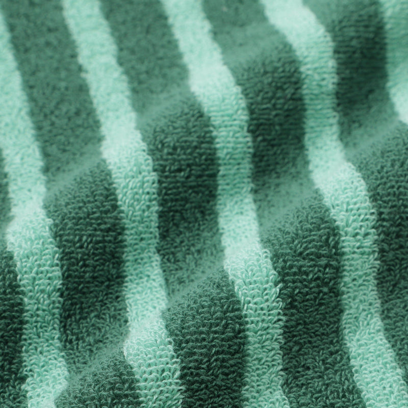 Antibacterial and Deodorizing Striped Bath Towel Green