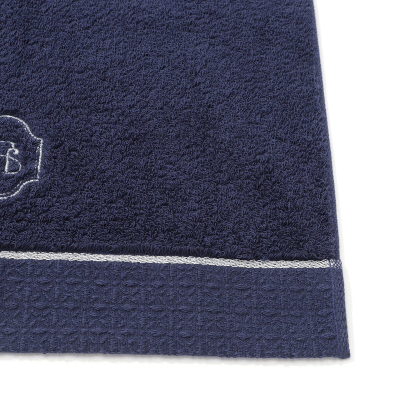 Embroidery Face Towel   Navy