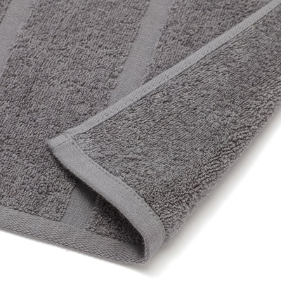 Vale Set Bath Towel Star  Gray