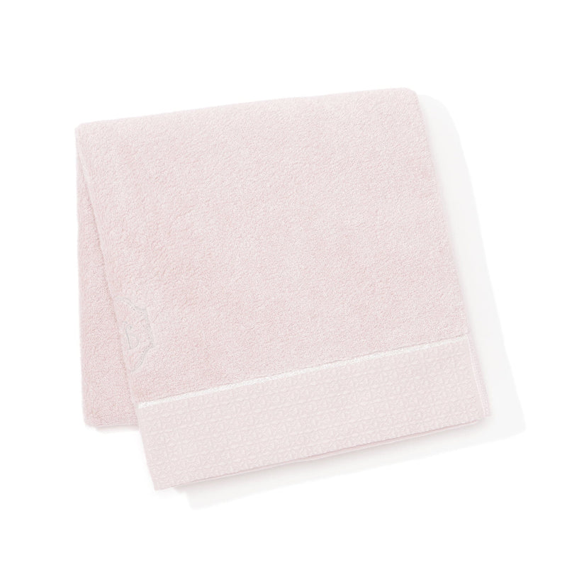 EmBrownoidery Bath Towel   Pink