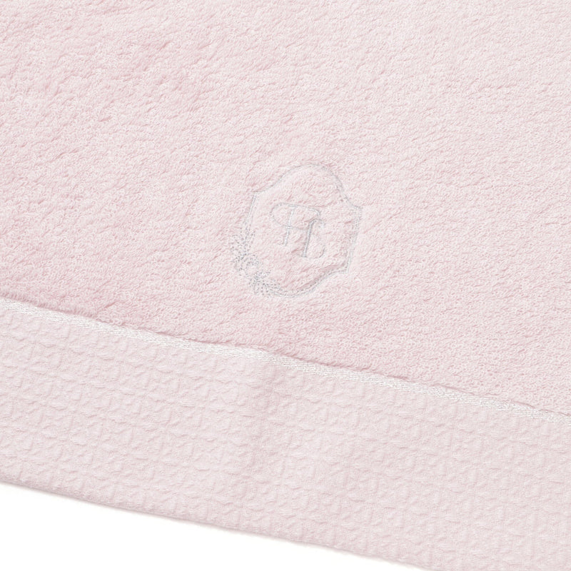 EmBrownoidery Bath Towel   Pink